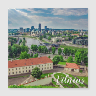 Aerial view of Vilnius, Lithuania Postcard