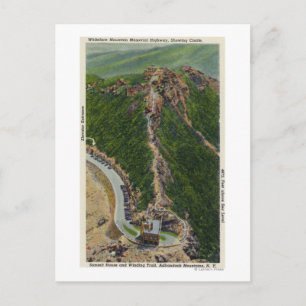 Aerial View of Winding Trail, Castle, Summit Postcard