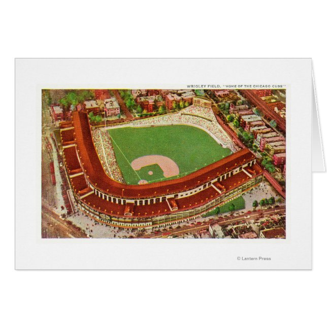 Aerial View of Wrigley FieldChicago, IL (Front Horizontal)