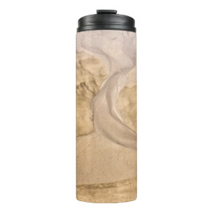 Aerial view photography of desert thermal tumbler
