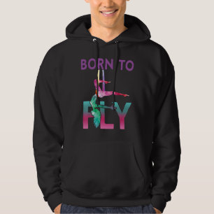Aerial Yoga Acrobatic Sport Aerialist Gymnastics B Hoodie