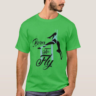 Aerial Yoga Design Aerial Yoga Art Aerial Yoga Stu T-Shirt