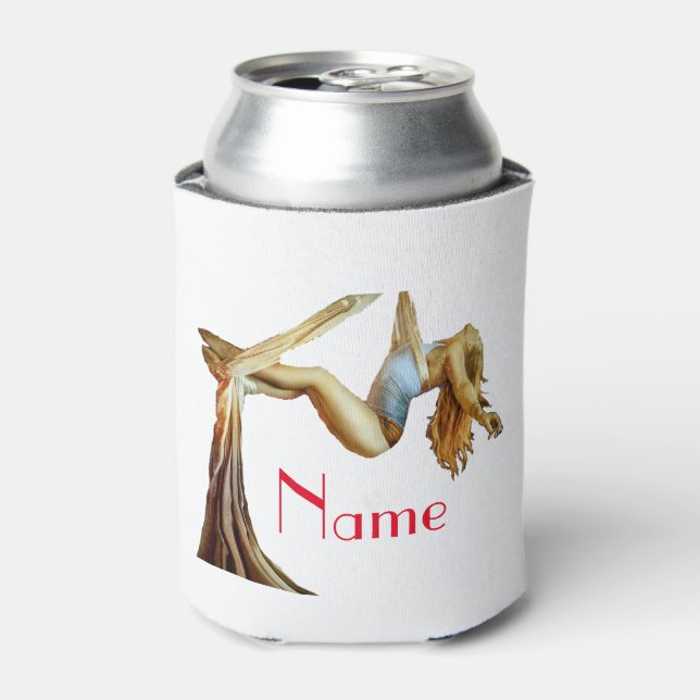 Aerial yoga fitness Thunder_Cove Can Cooler (Can Front)