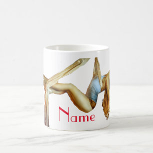 Aerial yoga fitness Thunder_Cove Coffee Mug