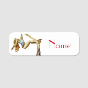 Aerial yoga fitness Thunder_Cove Name Tag