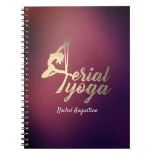 Aerial YOGA Meditation Instructor Pilates Fitness Notebook