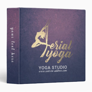 Aerial YOGA Meditation Pilates Fitness Instructor Binder