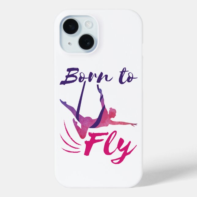 Aerial Yoga Silks Born to Fly Case-Mate iPhone Case (Back)