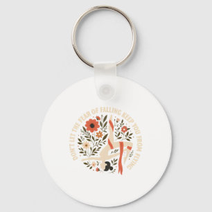 Aerialist Aerial Yoga Quote Circus Artist Silk Acr Keychain
