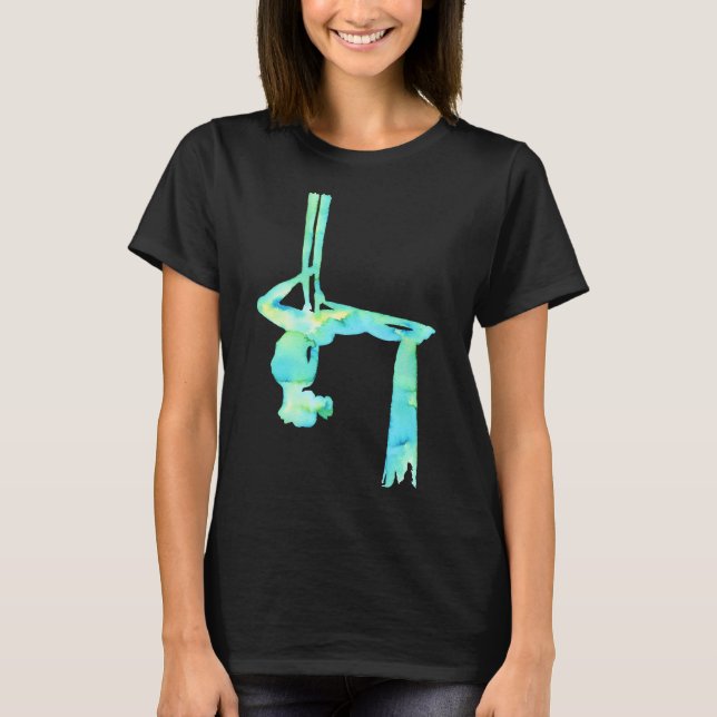 Aerialist In Green T-Shirt (Front)