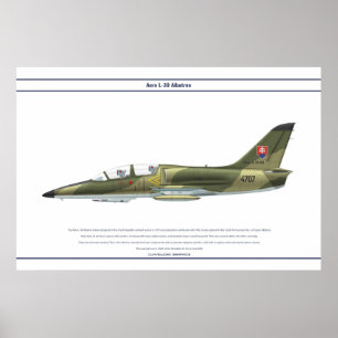 Aero L-39 Slovakia Poster