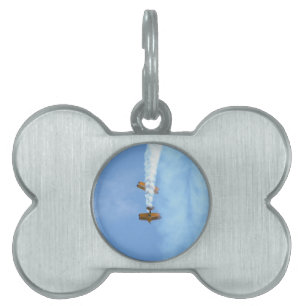 Aerobatic Biplanes Pet Tag