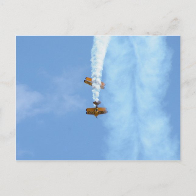Aerobatic Biplanes Postcard (Front)