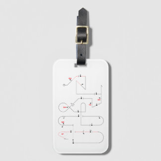 Aerobatics Luggage Tag