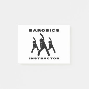 Aerobics Instructor Post-it Notes