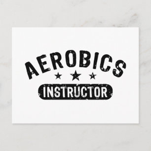 Aerobics Instructor Postcard