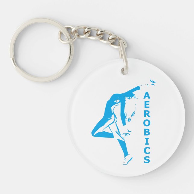 Aerobics Keychain (Front)