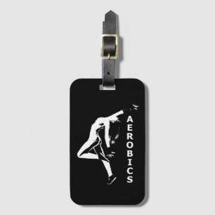 Aerobics Luggage Tag