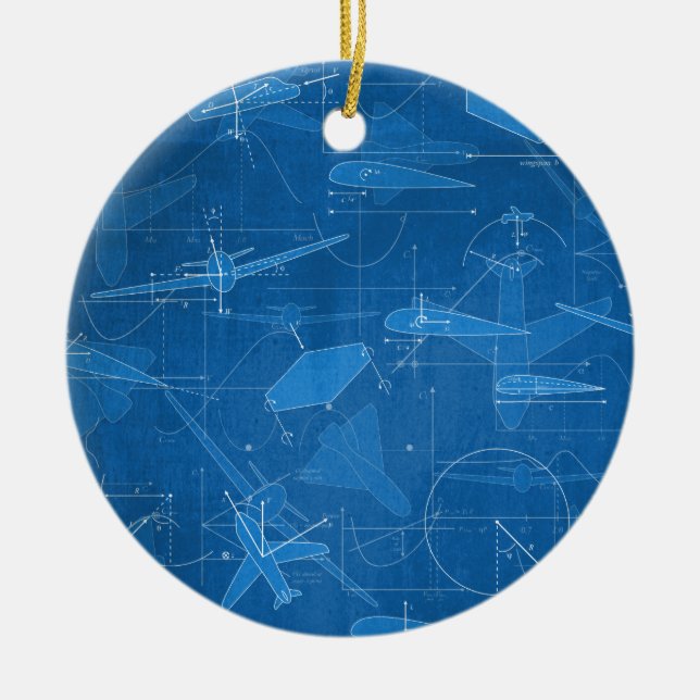 Aerodynamics Ceramic Ornament (Front)