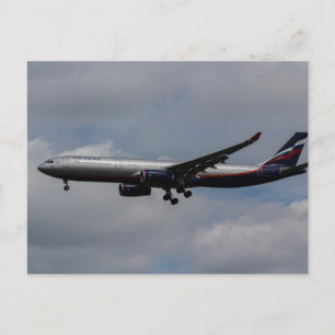 Aeroflot Airbus A330 Postcard