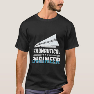 Aeronautical Engineer Paper Airplane Gift T-Shirt