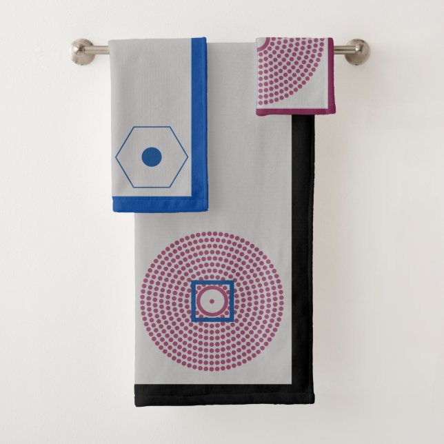 Aeronautical Symbols Chart Pilot Drone Bath Towel Set (Insitu)