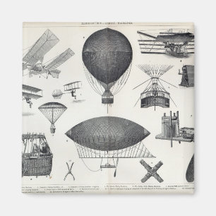 Aeronautics - Aerial Machines Magnet