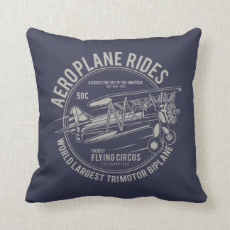 Aeroplane rides flying circus | Airplane Gifts Throw Pillow