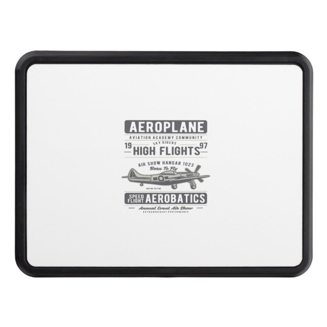 Aeroplane Trailer Hitch Cover (Front)