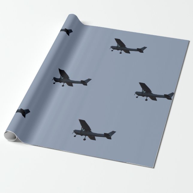 Aeroplane Wrapping Paper (Unrolled)