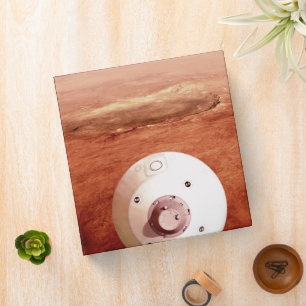 Aeroshell With Perseverance Rover Descent To Mars Binder