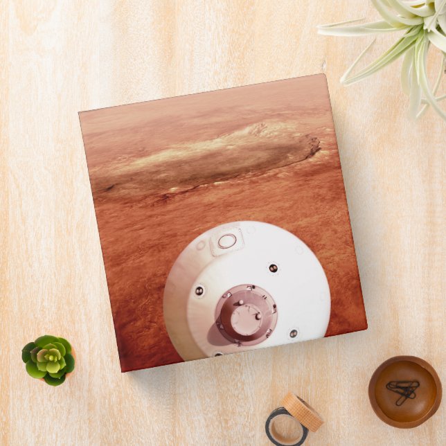 Aeroshell With Perseverance Rover Descent To Mars Binder (In Situ)