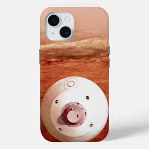 Aeroshell With Perseverance Rover Descent To Mars iPhone 15 Case