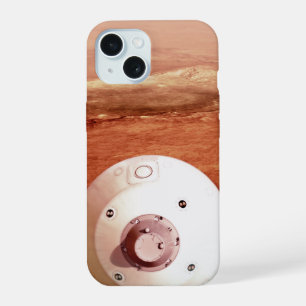 Aeroshell With Perseverance Rover Descent To Mars iPhone 15 Case