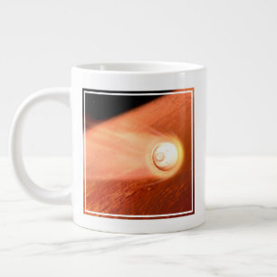 Aeroshell With Perseverance Rover Descent To Mars Large Coffee Mug