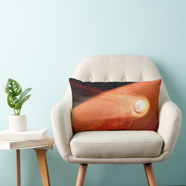 Aeroshell With Perseverance Rover Descent To Mars Lumbar Pillow (Chair)