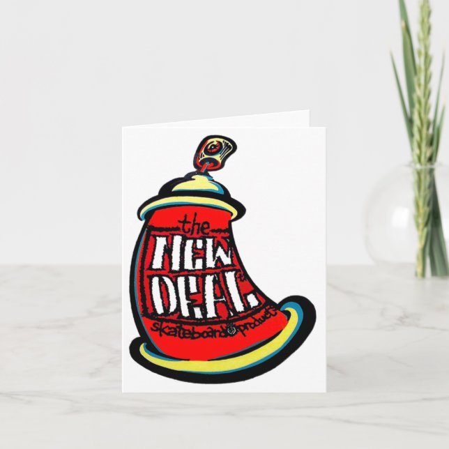 Aerosol New Skateboard Design  Card (Front)