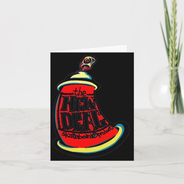 Aerosol New Skateboard Design  Card (Front)