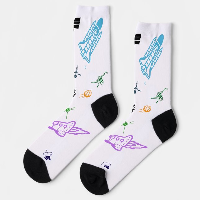 Aerospace Chaos Socks (Left)