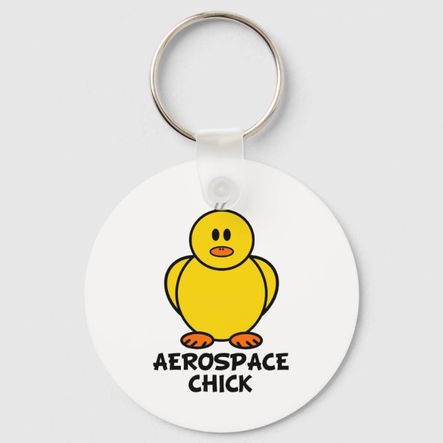 Aerospace Chick Keychain (Front)