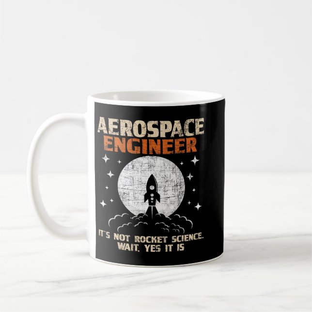 Aerospace Engineer Aeronautical Engineering Aviati Coffee Mug (Left)