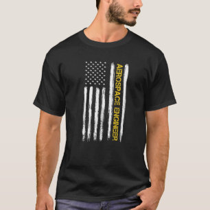 Aerospace Engineer American Flag Engineering Gradu T-Shirt