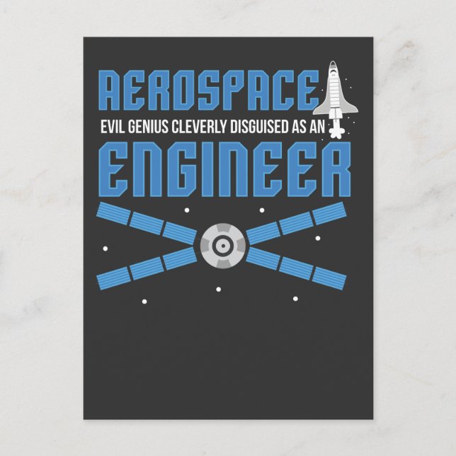 Aerospace Engineer Engineering College Student Postcard (Front)