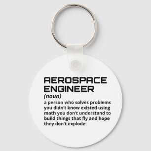 Aerospace Engineer - Funny Definition B-1 Keychain