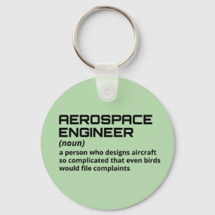 Aerospace Engineer - Funny Definition B-2 Keychain
