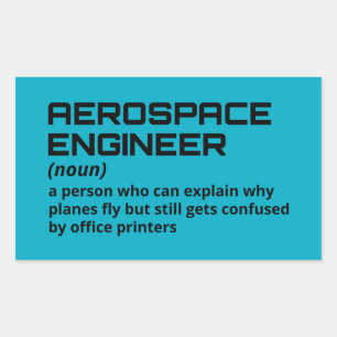 Aerospace Engineer - Funny Definition B-5 Sticker