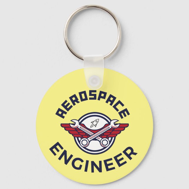 Aerospace Engineer Keychain (Front)