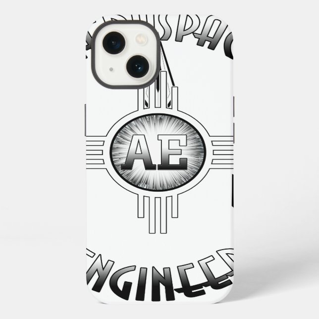 Aerospace Engineer Retro iPhone Case (Back)
