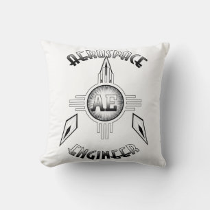 Aerospace Engineer Retro Throw Pillow