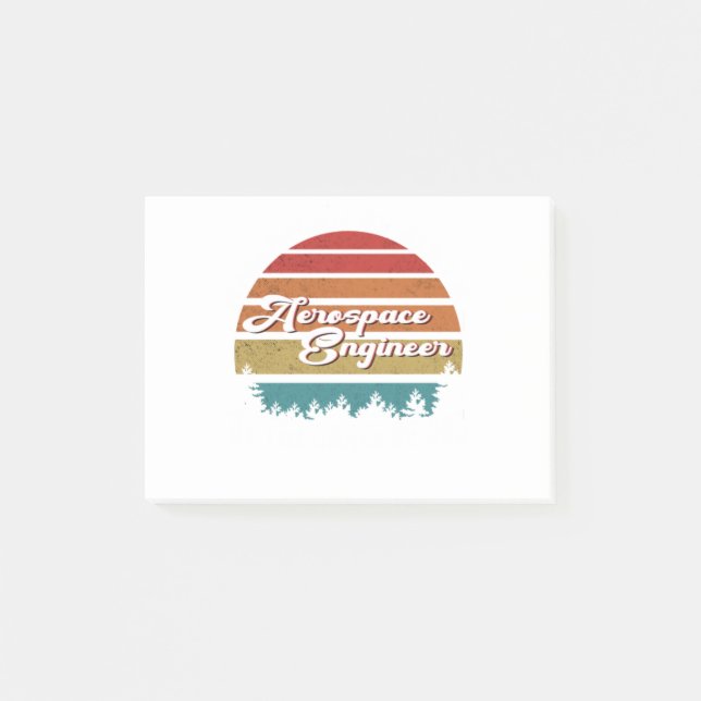 Aerospace Engineer Tshirt Work Is God's Good Gift. Post-it Notes (Front)